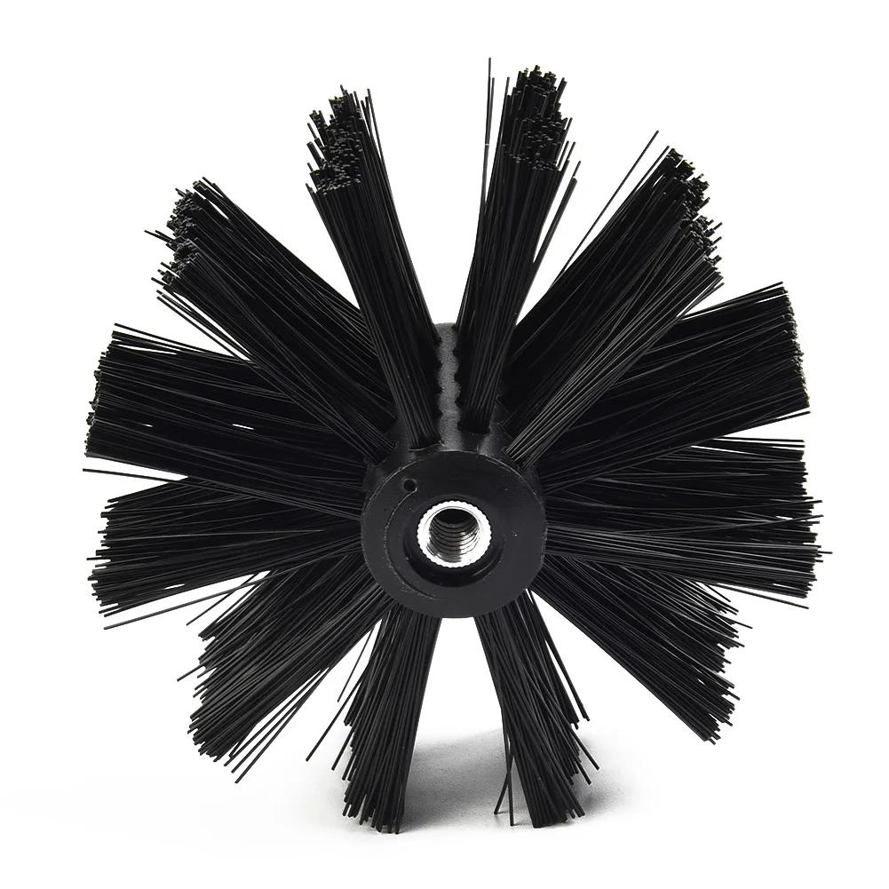 Brosse de cheminée rotative 100mm /150mm, sèche-linge en Nylon, brosse de nettoyage de ventilation,
