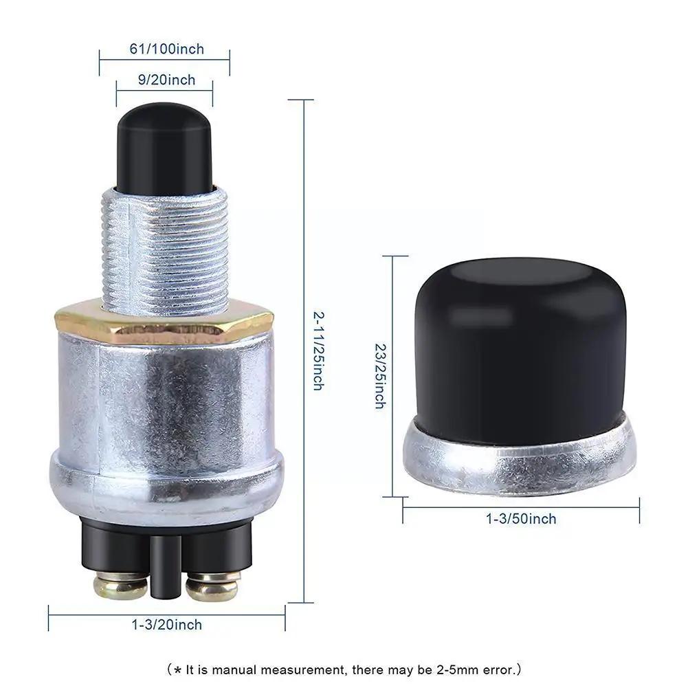 Interrupteur de démarrage étanche 60A DC 12V 24V, 1 pièce, interrupteur de démarrage de moteur de ca