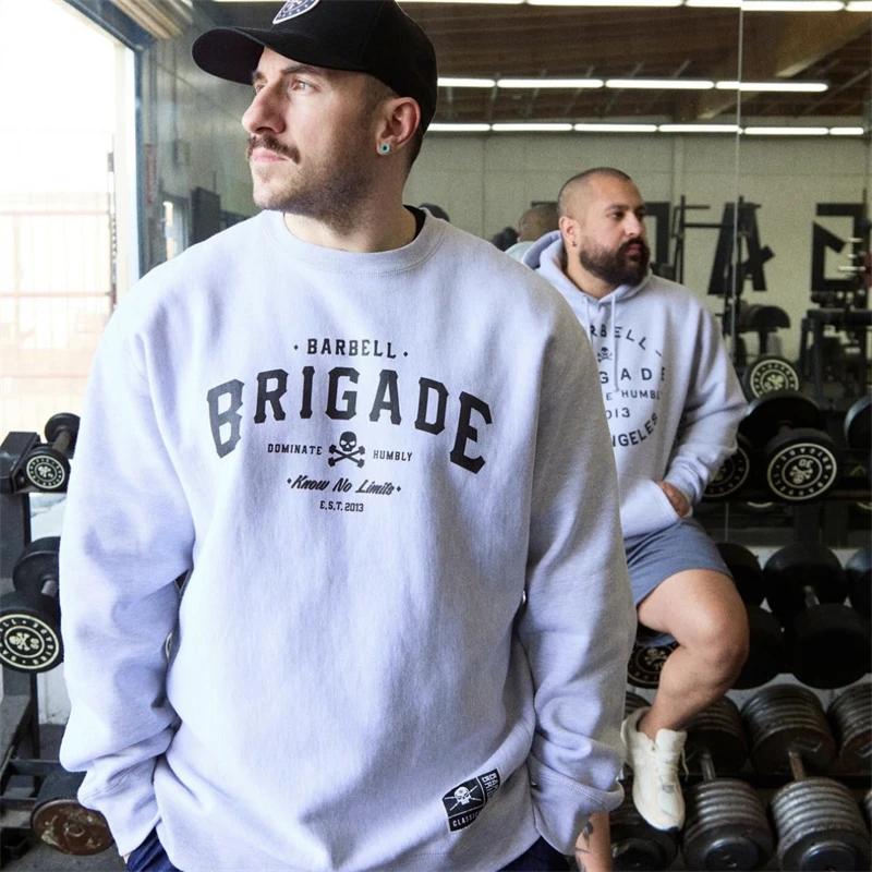 Sweat à capuche respirant homme Brigate - Streetwear sportif décontracté pour entraînement et loisirs