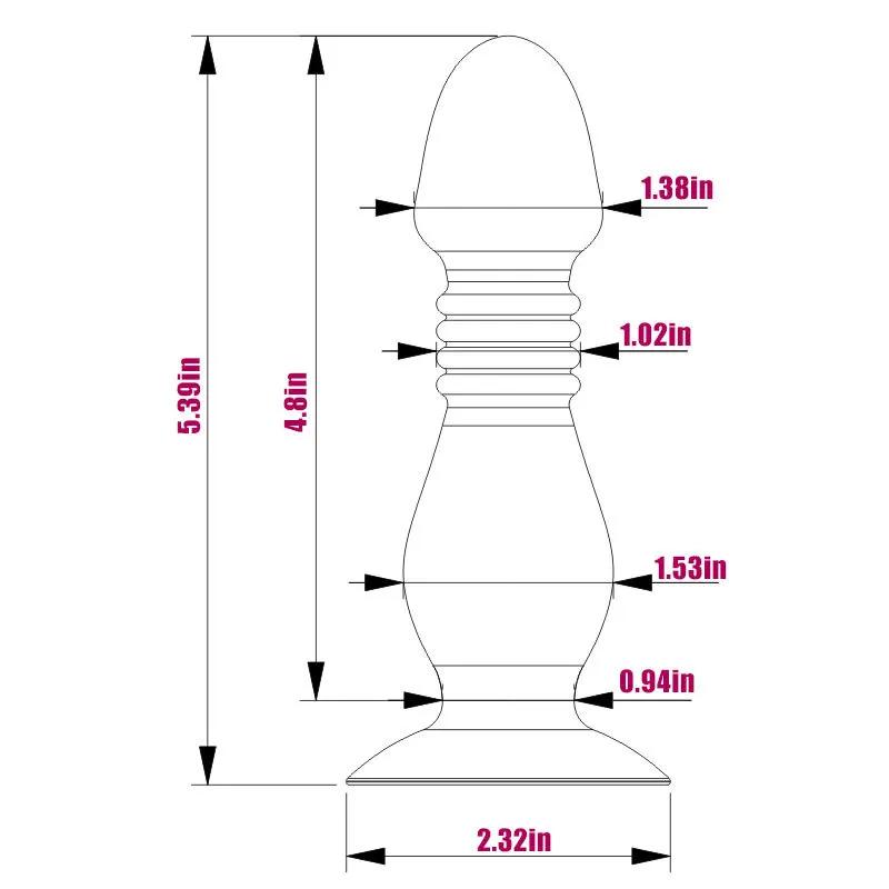 Vibromasseur avec ventouse, masseur anal de poussée, télécommande sans fil pour un plaisir étendu et