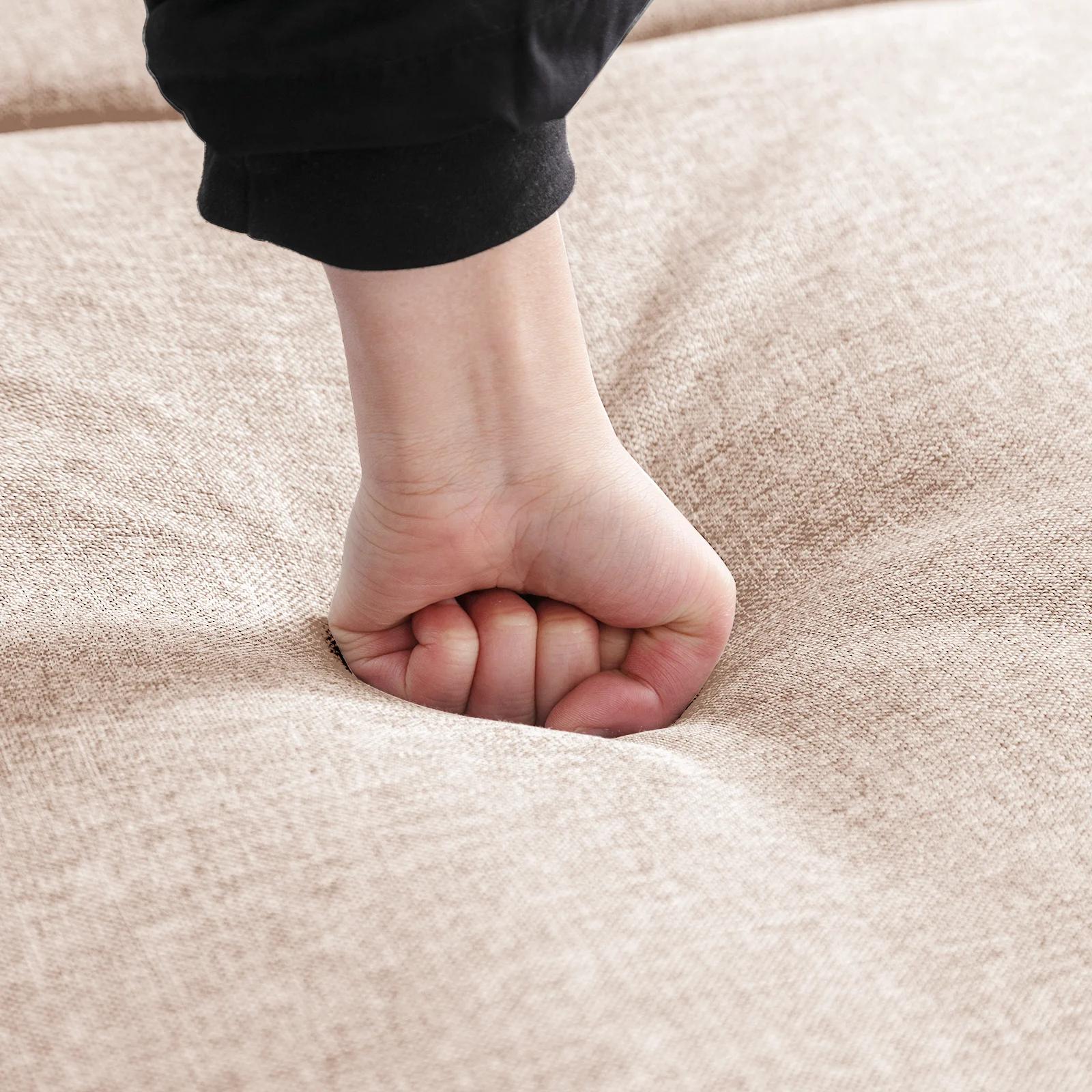 HORGgland-Canapé-lit en O, sofa sectionnel avec accoudoir et dossier parfait pour appartement et sal