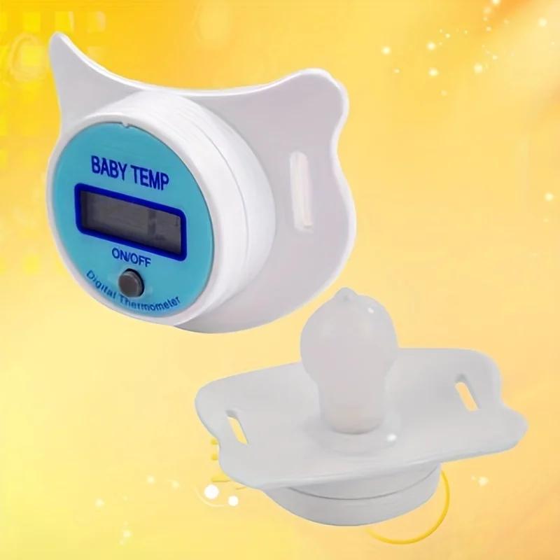 Thermomètre électronique pour sucette pour bébé, thermomètre intelligent numérique pour nourrissons,