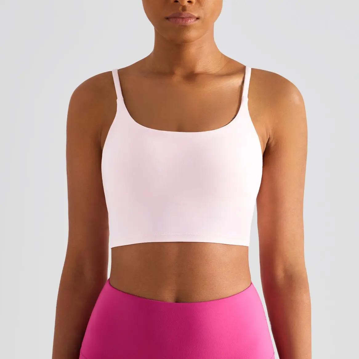 Soutien-gorge de sport pour femmes, Sexy, Yoga, soutien élevé, Impact, sous-vêtements de sport, cour