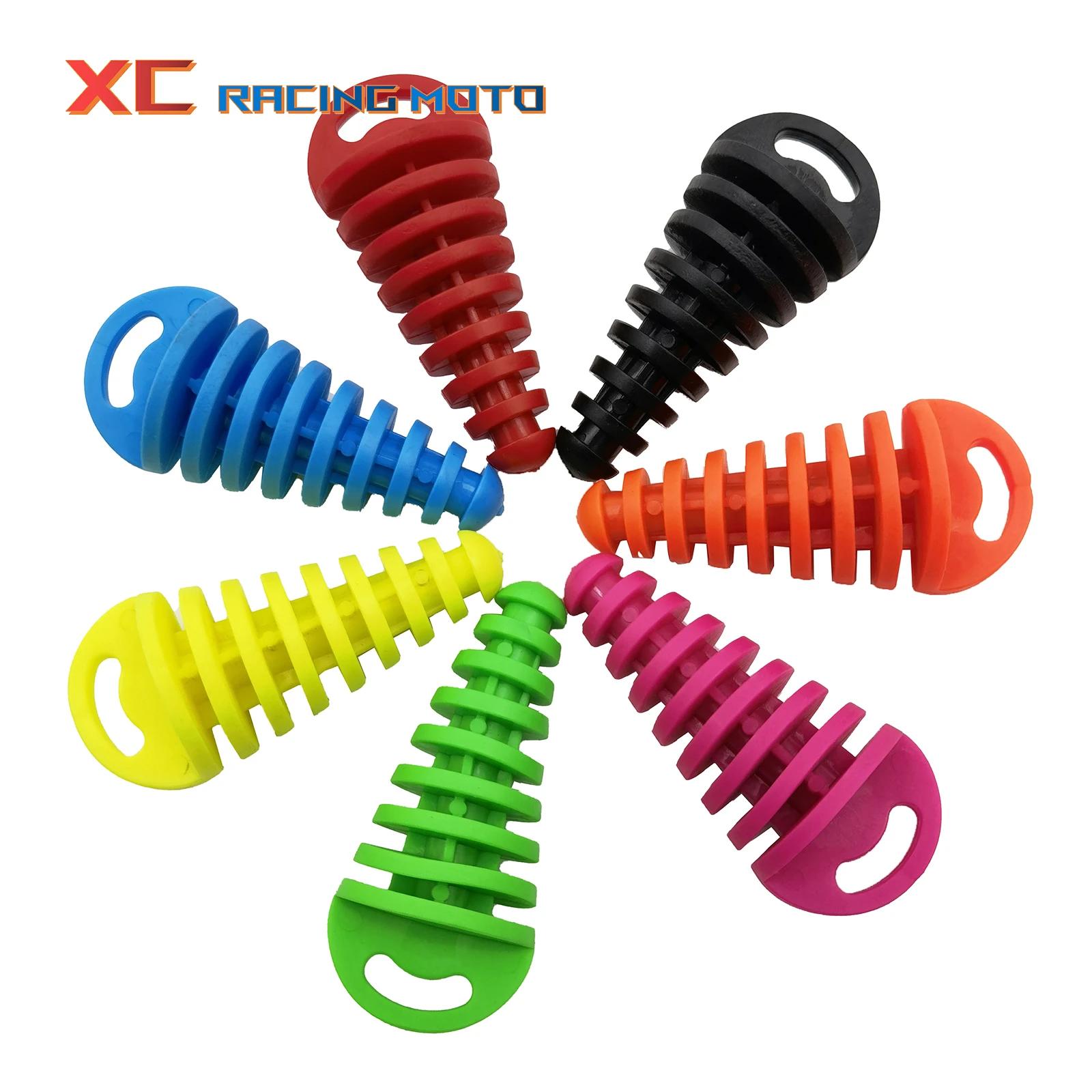 Bouchon de tuyau d'échappement moto Motocross tuyau d'échappement PVC bouchon de purge d'air bouchon