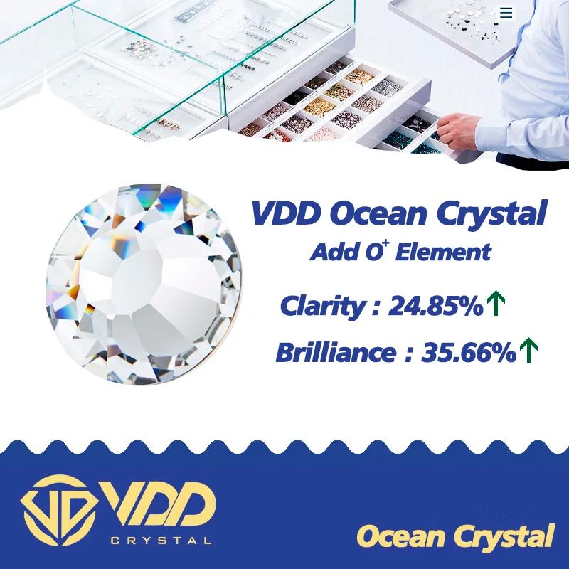 VDD mélange taille SS4-SS20 1440 pièces verre cristal Strass Flatback haute qualité Strass pierres p