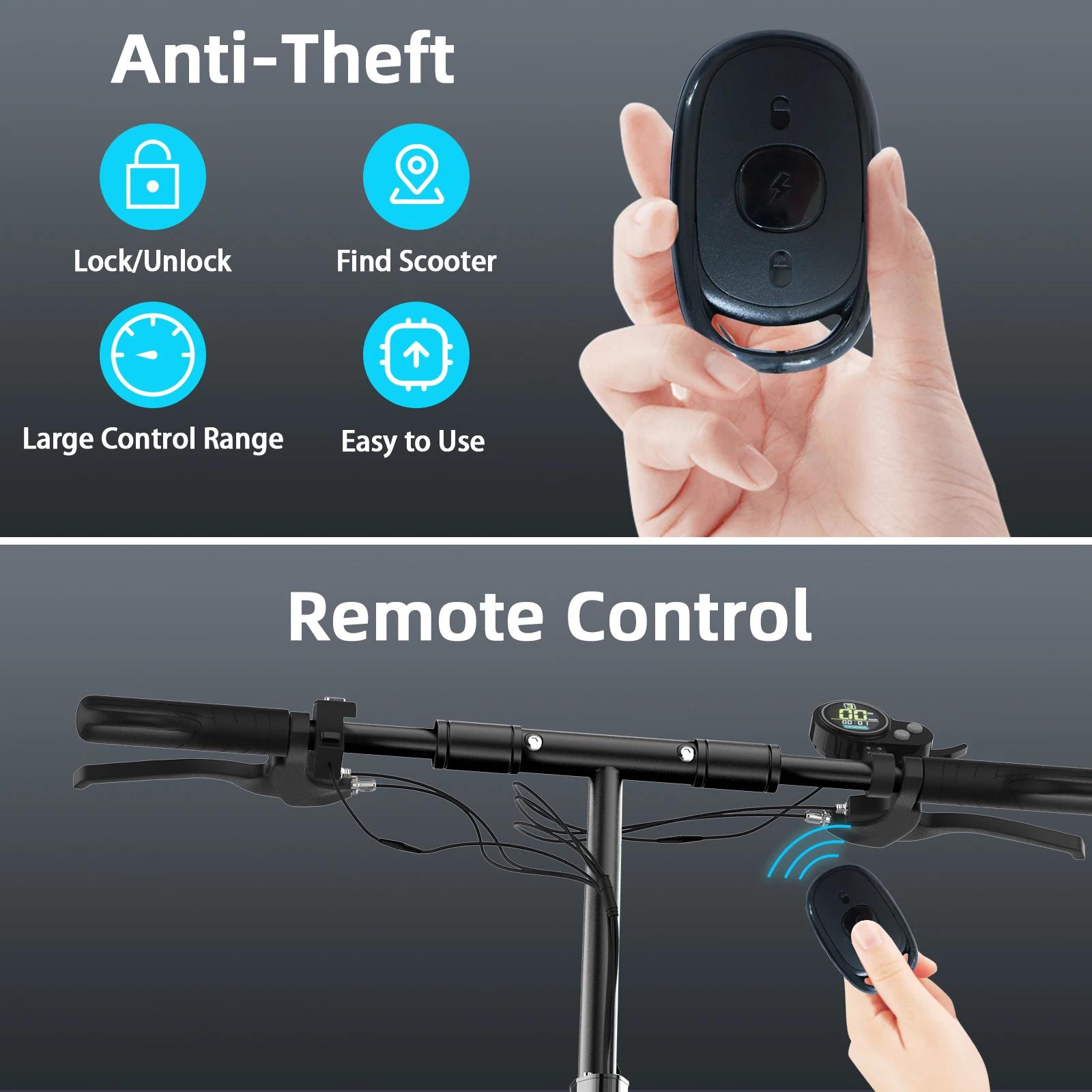 Trottinette Électrique Pliable à 2 Roues pour Adulte, Batterie Rechargeable de 20Ah, Longue Autonomi