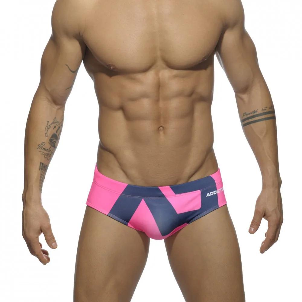 Hommes Sexy été plage courte basse attendre slip de bain maillots de bain Surf plage Boxer brève bro