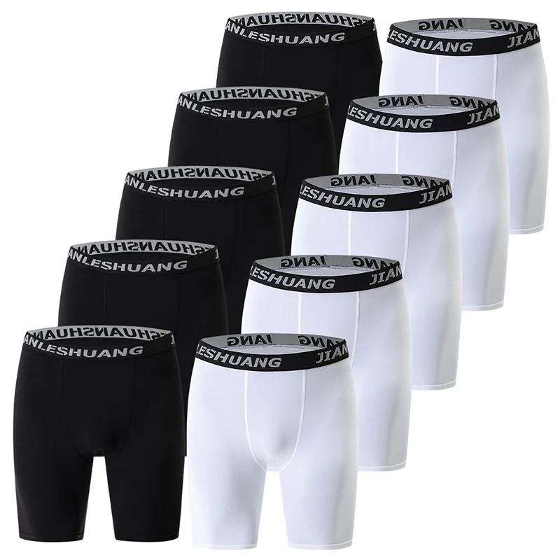 Short taille élastique hommes adolescents sport longue course fitness basket football