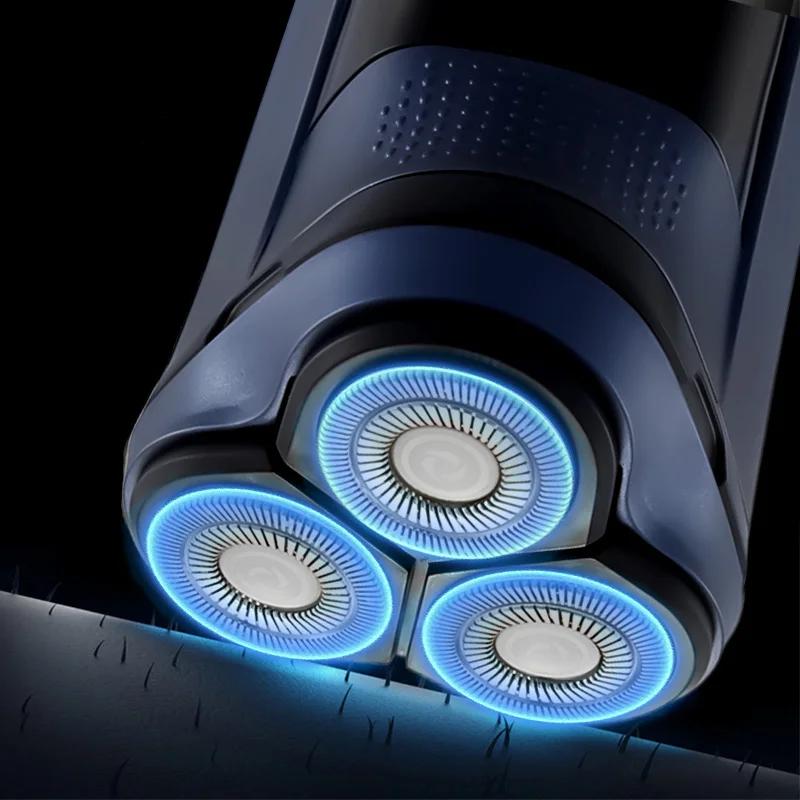 Rasoir électrique aste pour homme, mini rasoir portable, rasoir flottant intelligent, cadeau de choi