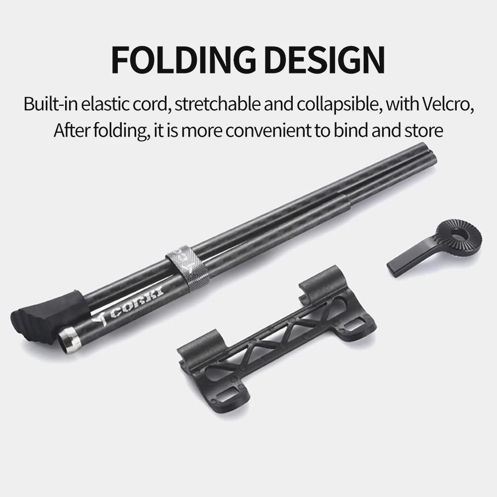 Béquille de vélo de route ultralégère en Fiber de carbone, Support de stationnement pour vélo de mon