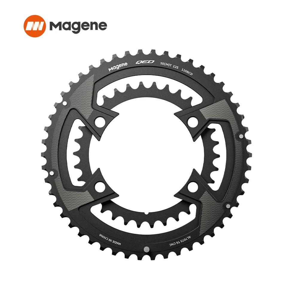 Magene plateau 110BCD fendu creux Ultra léger roue compteur de puissance vélo de route accessoires p