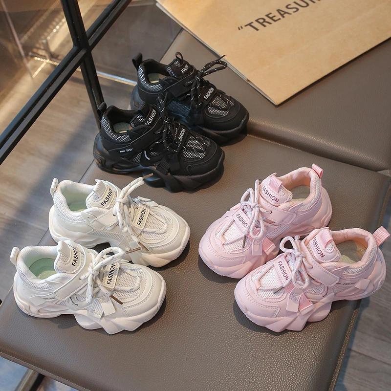 Baskets Chunky pour Enfants, Chaussures de Sport pour Garçons et Filles, Chaussures de Course à Seme