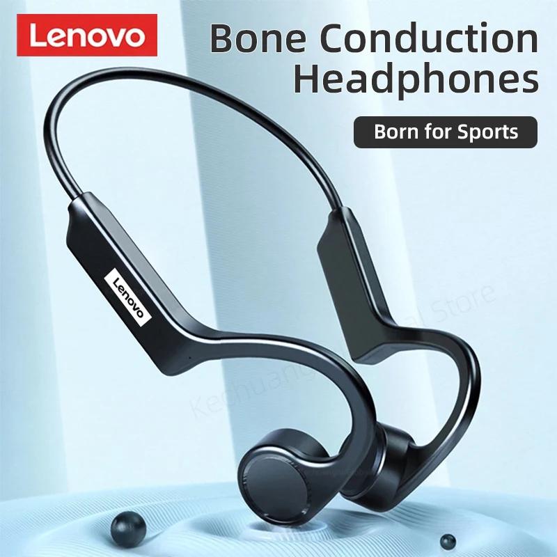 10 pièces d'origine Lenovo X4 Conduction osseuse sans fil Bluetooth écouteur Hifi oreille-crochet ca