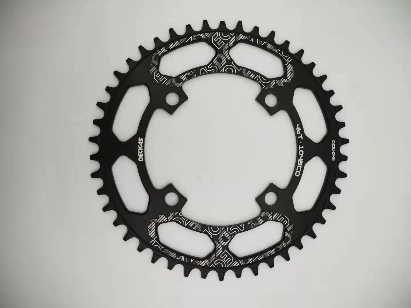 Deckas plateau de vélo rond 104BCD 32 34 36 38 40 42 44 46 48T 50 52 dents vtt vélo VTT plateau roue