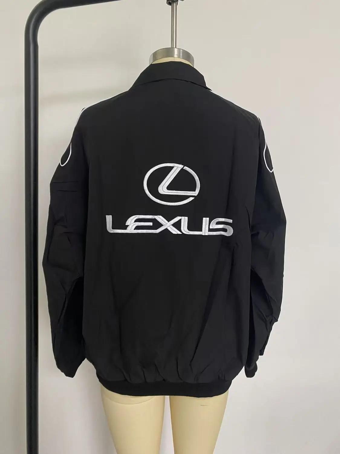 Blouson en coton brodé haut de gamme Lexus pour la course F1 et la moto, veste de moto chaude, vêtem