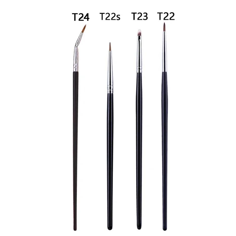 T22 pinceau de maquillage Eyeliner fin pinceau Eyeliner Gel liquide précision mince pinceau Eyeliner