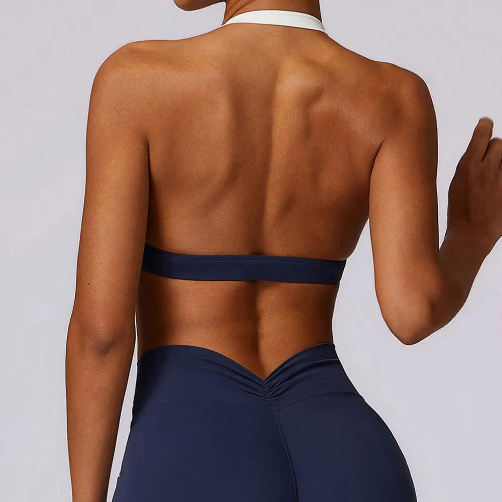Soutien-gorge de sport anti-transpiration pour femmes, sous-vêtements de gymnastique, respirant, sex