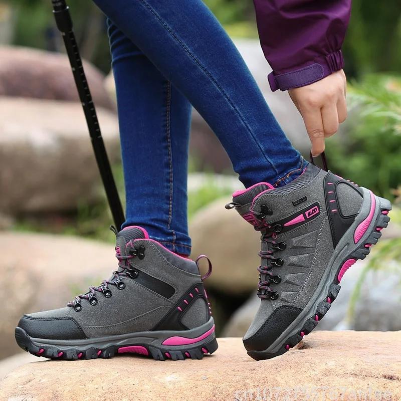 Chaussures de randonnée en plein air pour couples, confortables, résistantes à l'usure, pour Camping