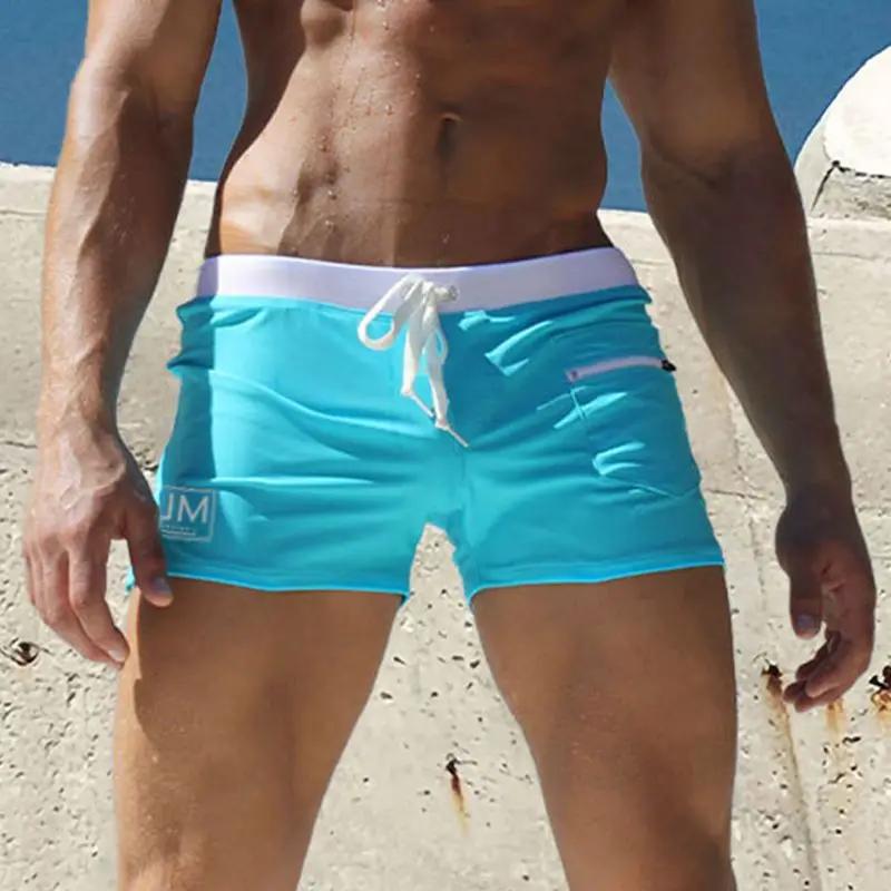 Maillots De Bain Sexy Hommes Maillot De Bain Sunga Masculina Hommes Natation Short De Plage Troncs S