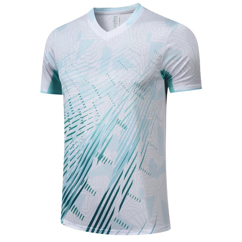 Chemises de Badminton pour hommes, entraînement, Tennis de Table, impression 3D, séchage rapide, res