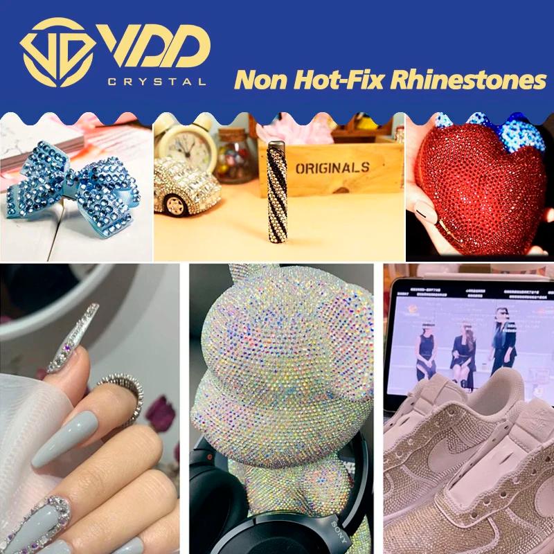 VDD mélange taille SS4-SS20 1440 pièces verre cristal Strass Flatback haute qualité Strass pierres p