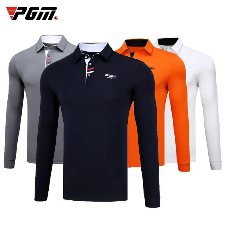 Maillot de golf manches longues homme PGM - Haut chaud extensible printemps automne