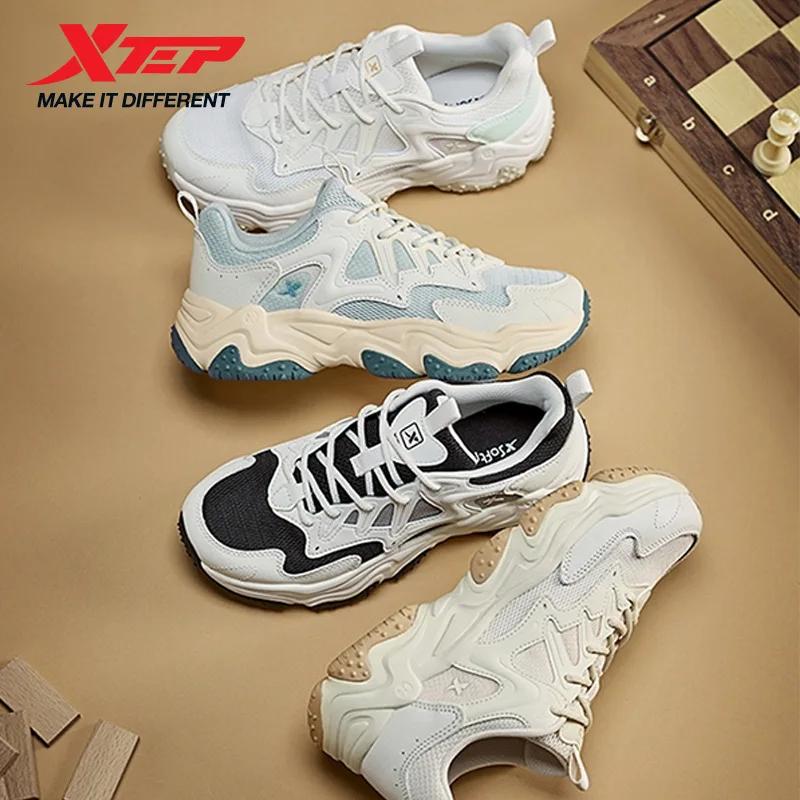 Xtep-Chaussures Décontractées en Maille Respirante pour Homme, Baskets de dehors ChimRetro, Semelle
