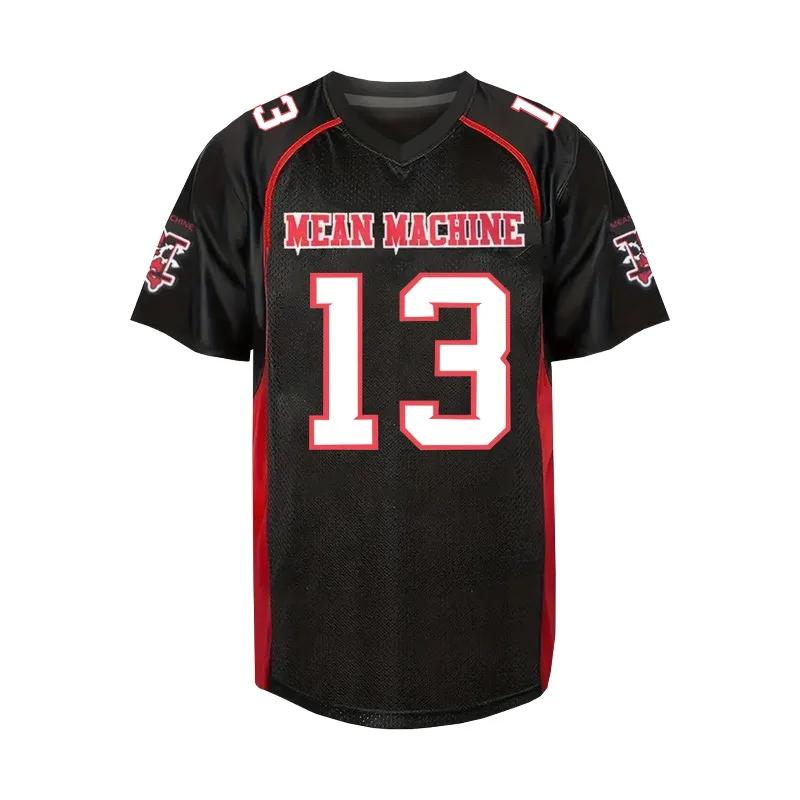 Hommes # 13 # 23 # X # 18 maillot de Football américain brodé chemise personnalisée respirante MEAN
