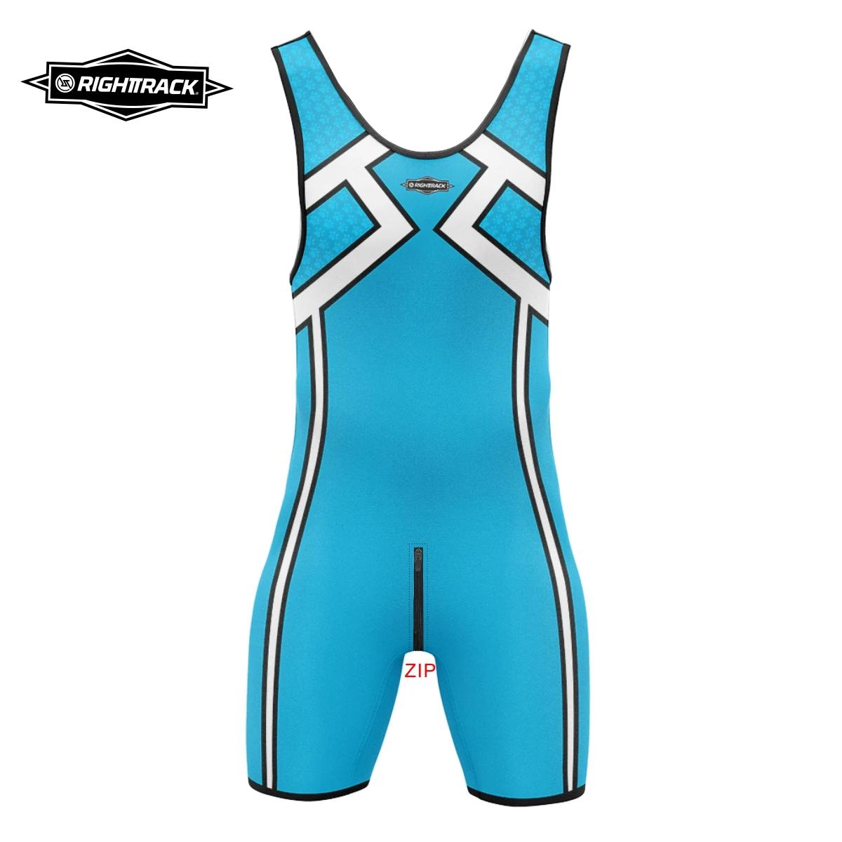 Singlet zipper homme déguisement sexy - Combinaison play drum pour powerlifting wrestling RT