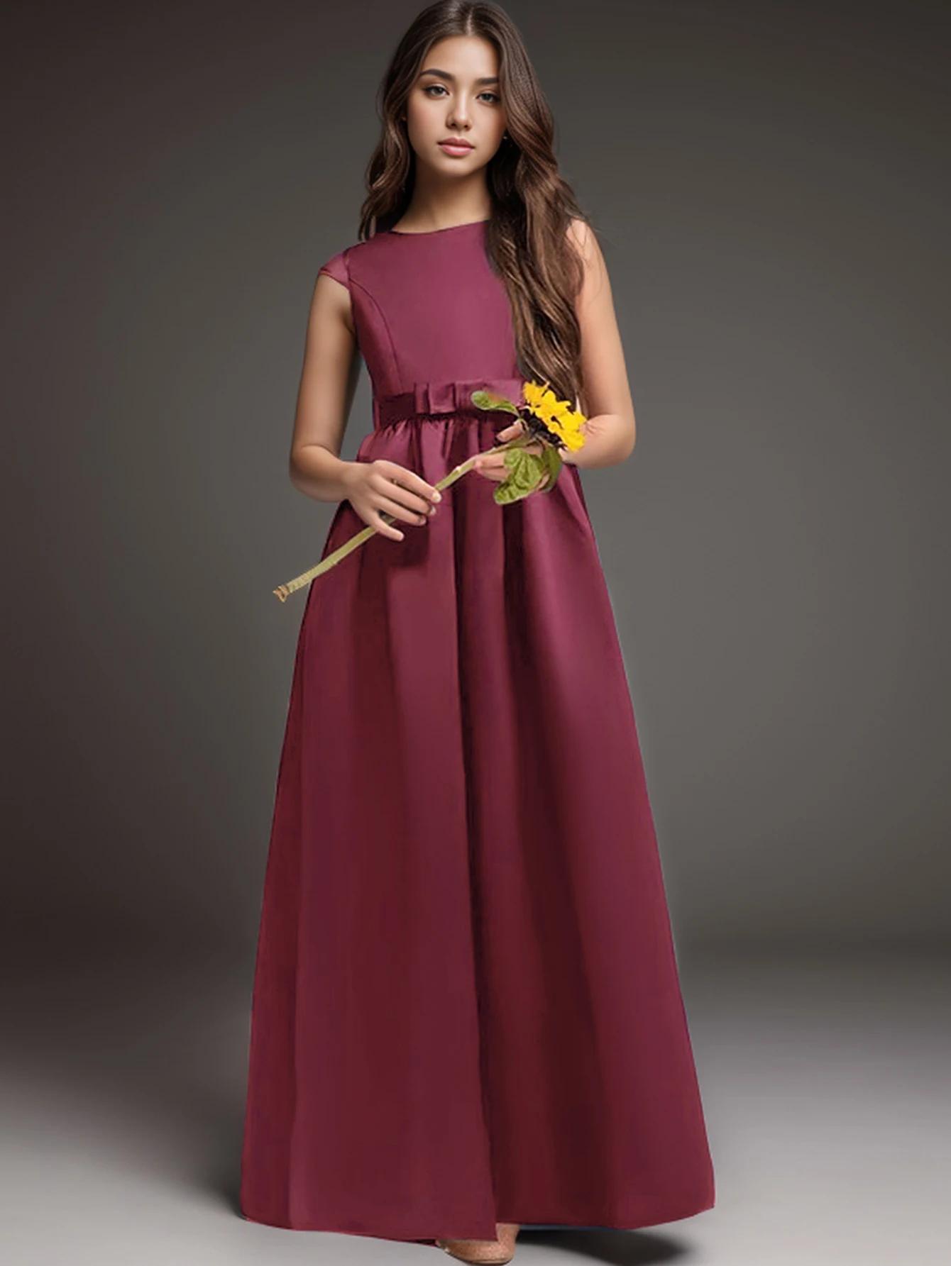 Robe à fleurs pour filles, pour fête de mariage, dos nu, décontractée, formelle, vêtements pour enfa