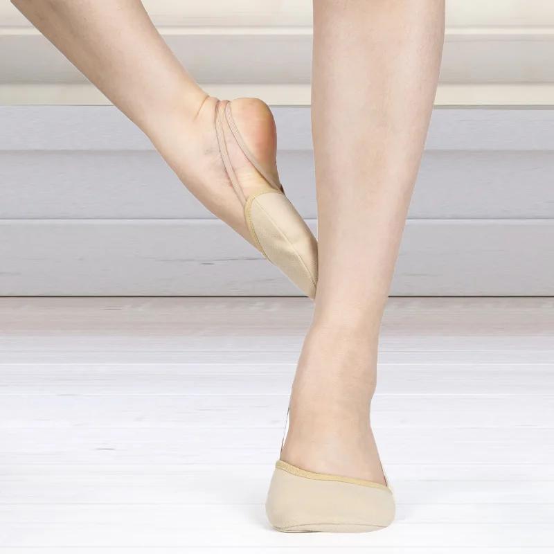 Dynadans nouvelles chaussures de gymnastique rythmique professionnelle chaussures demi-pied pour fem