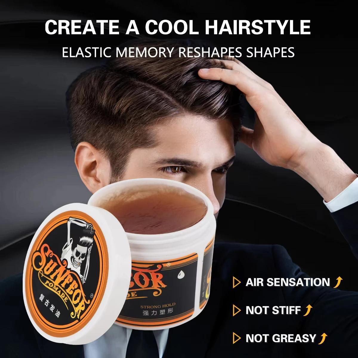 Cire coiffante en argile pour hommes, vente en gros, pour Salon de coiffure, styliste, restauration,