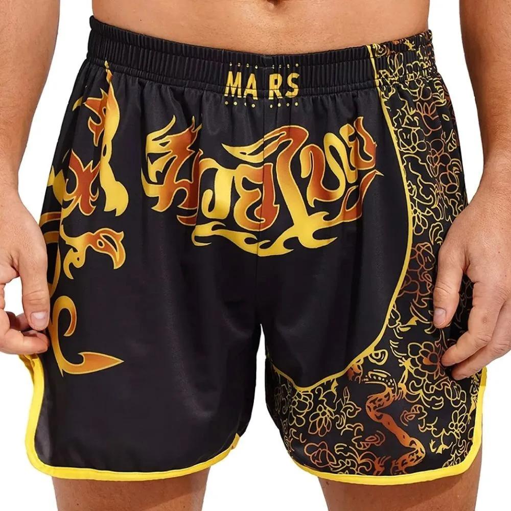 Boxers pour hommes de Muay Thai Shorts Sports MMA Combat Training Pantalon court