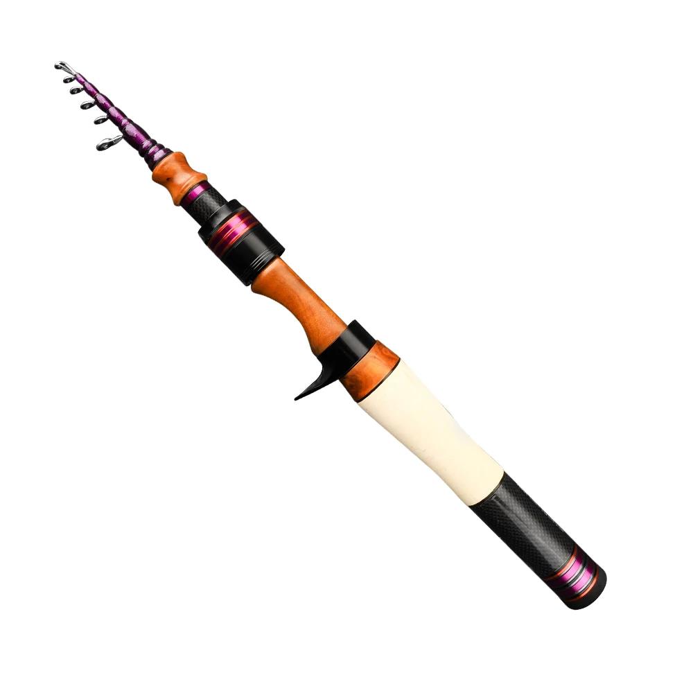 PURELURE 1.50m XUL BFS canne télescopique 5ft canne de voyage truite filature coulée pointe solide c