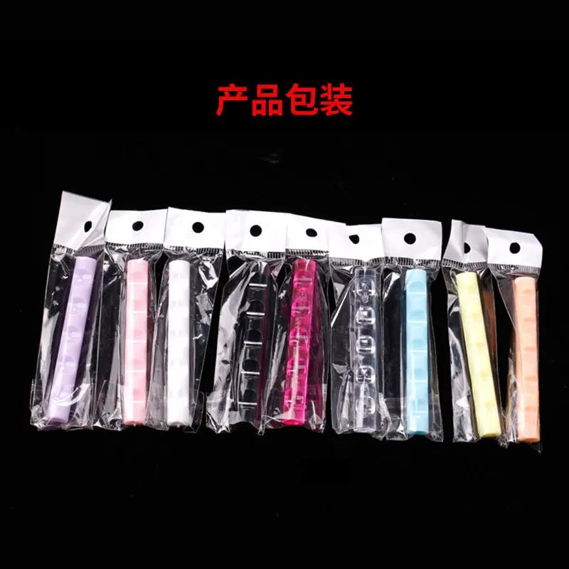 Support de brosse à ongles à 5 grilles, organisateur d'étagère, support de stylo transparent en acry