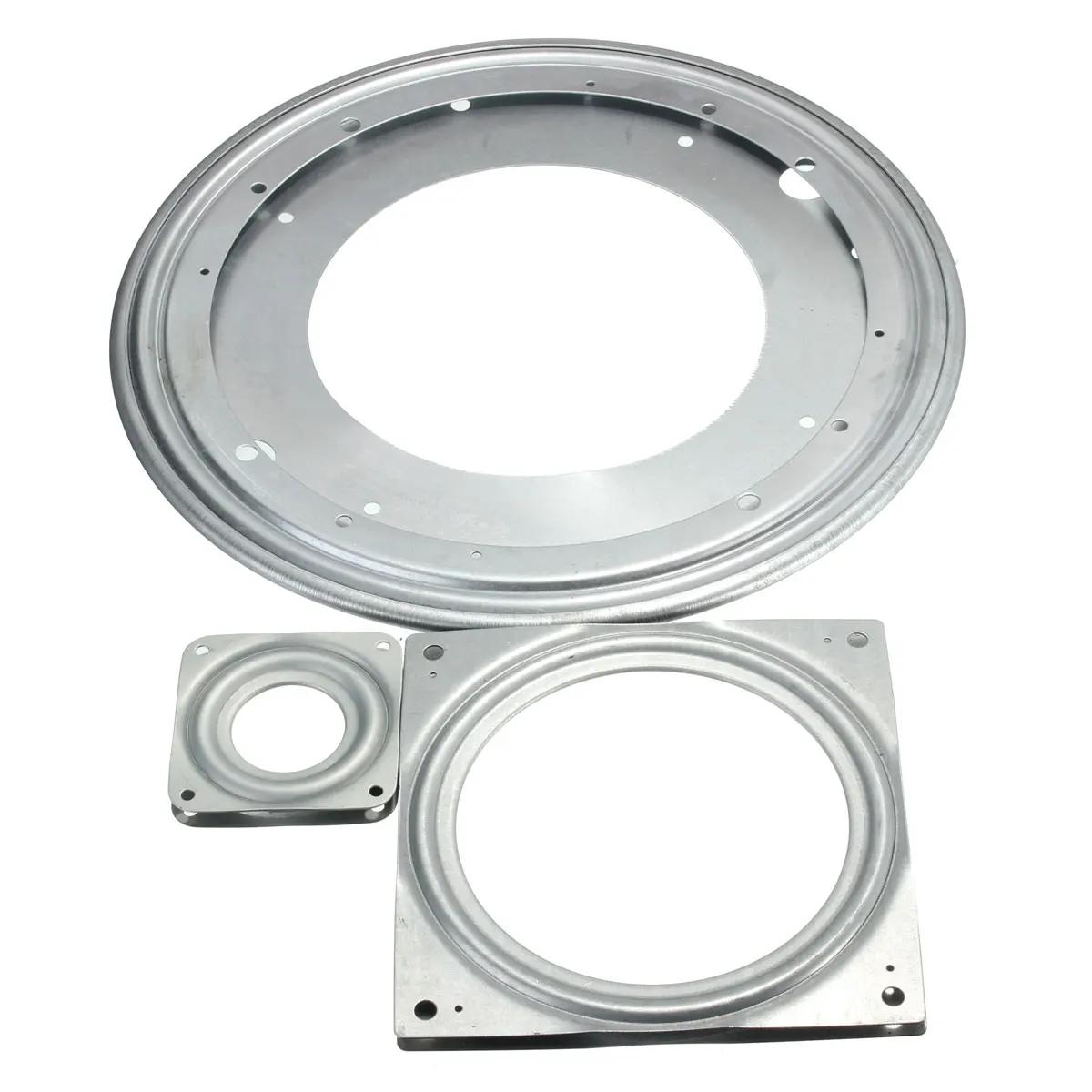 Plateau tournant tournant à roulement en métal lourd de 3 pouces, pour les armoires d'angle, support