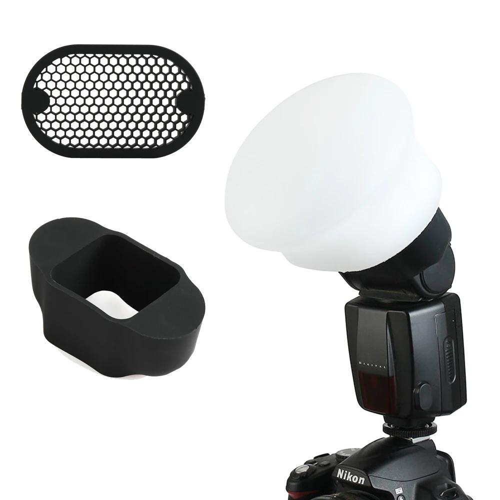 Diffuseur de Flash pour appareil photo, accessoires de modélisation de lumière magnétique avec grill