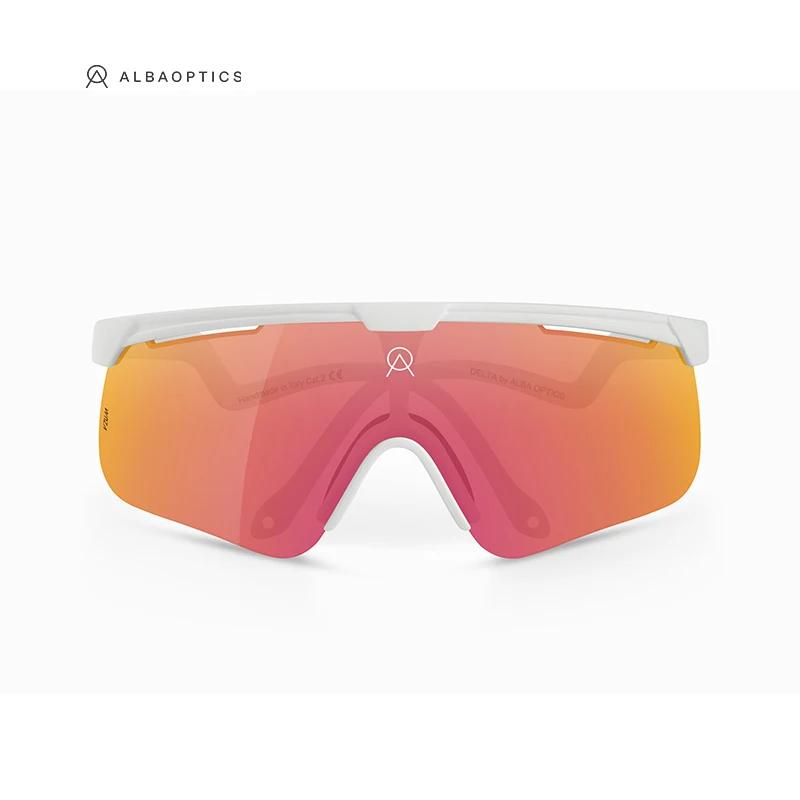 ALBA-Lunettes de cyclisme polarisées pour hommes et femmes, lunettes de soleil de sport, lunettes de