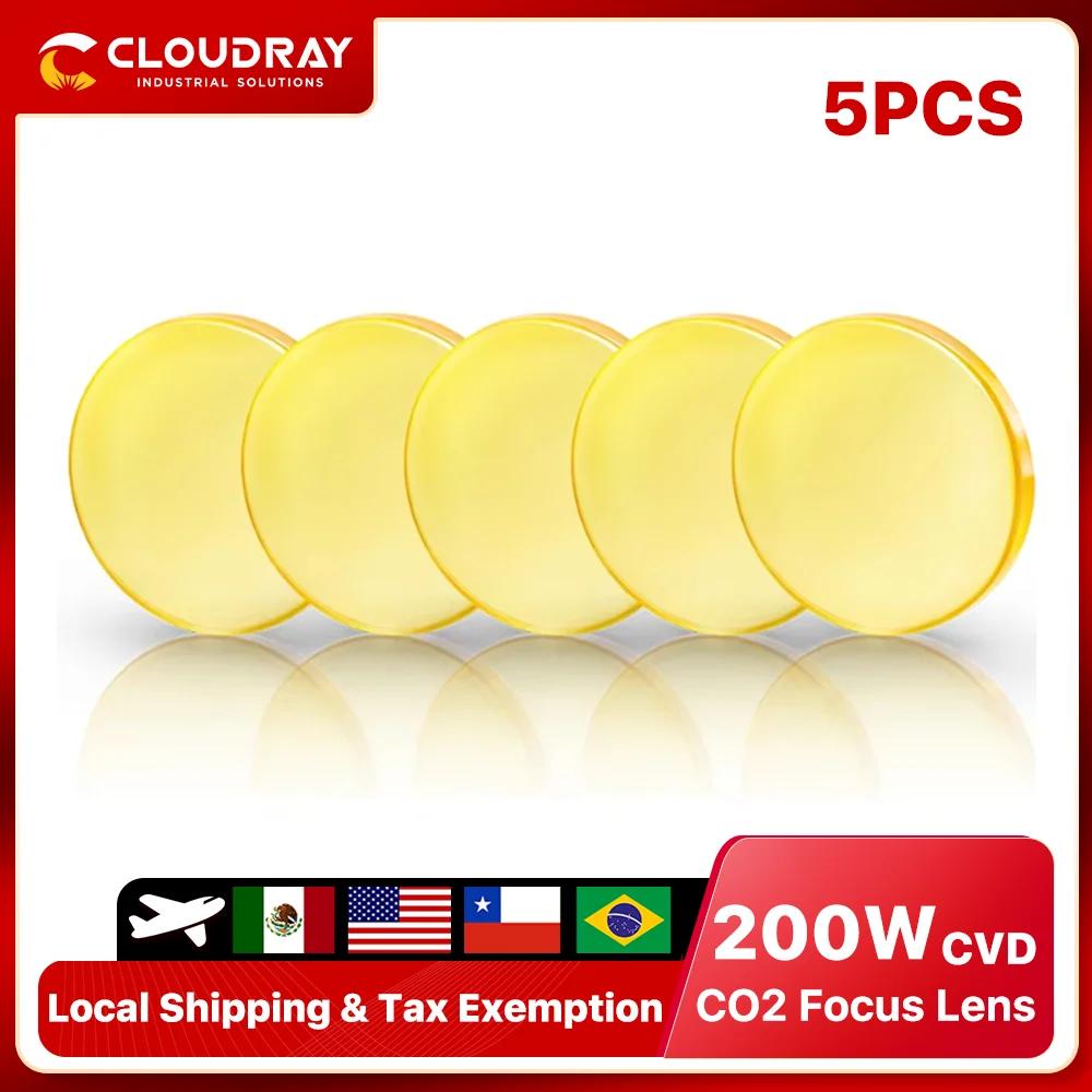 Cloudray 1/5 pièces lentille de mise au point USA CVD ZnSe DIA 12/18/20mm pour Machine de découpe de