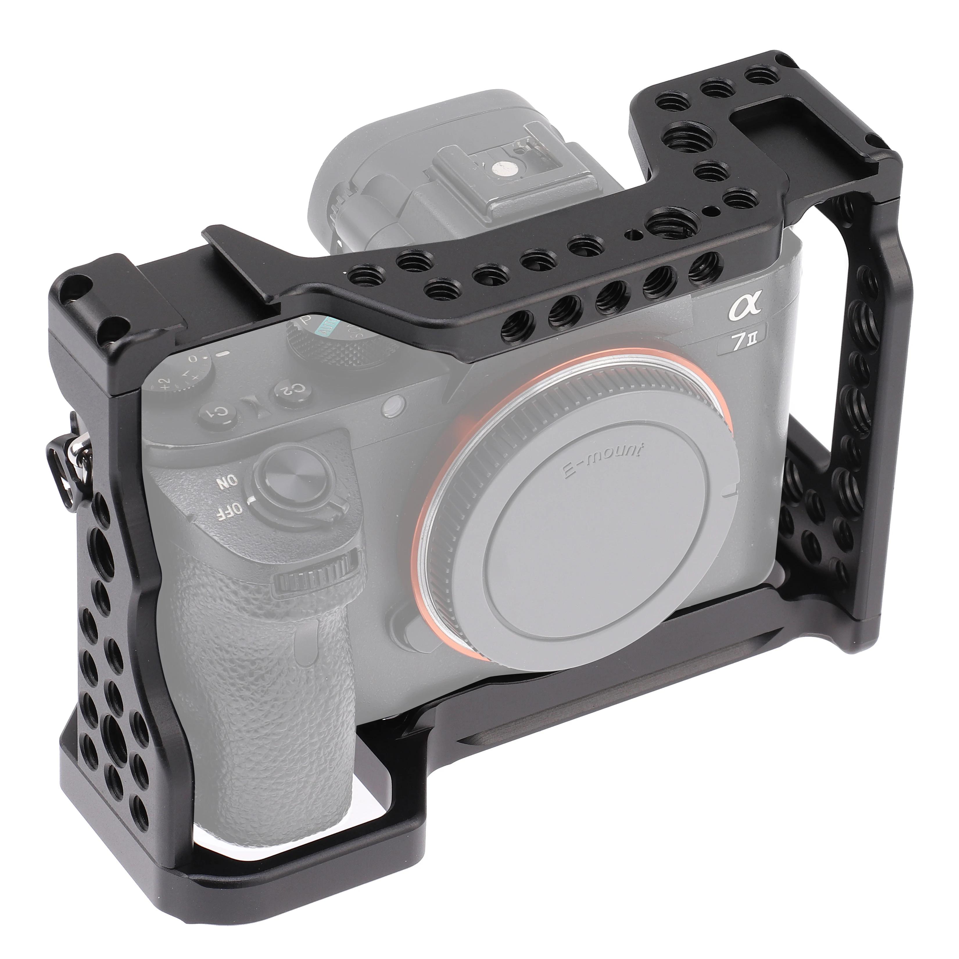 Appareil photo avec support de sabot froid pour lumière LED, alliage d'aluminium, appareils photo po