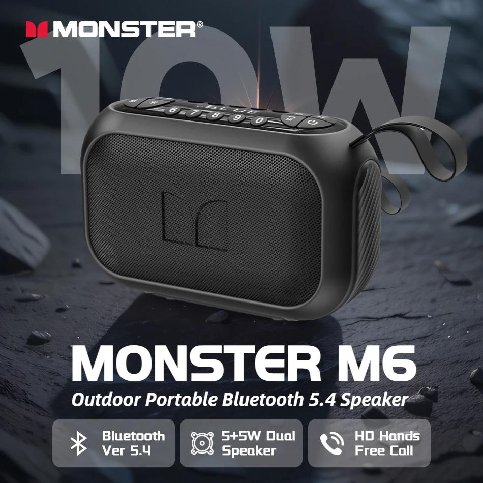 Monster M6 haut-parleur Bluetooth extérieur double haut-parleur puissant Portable Bluetooth boîte de