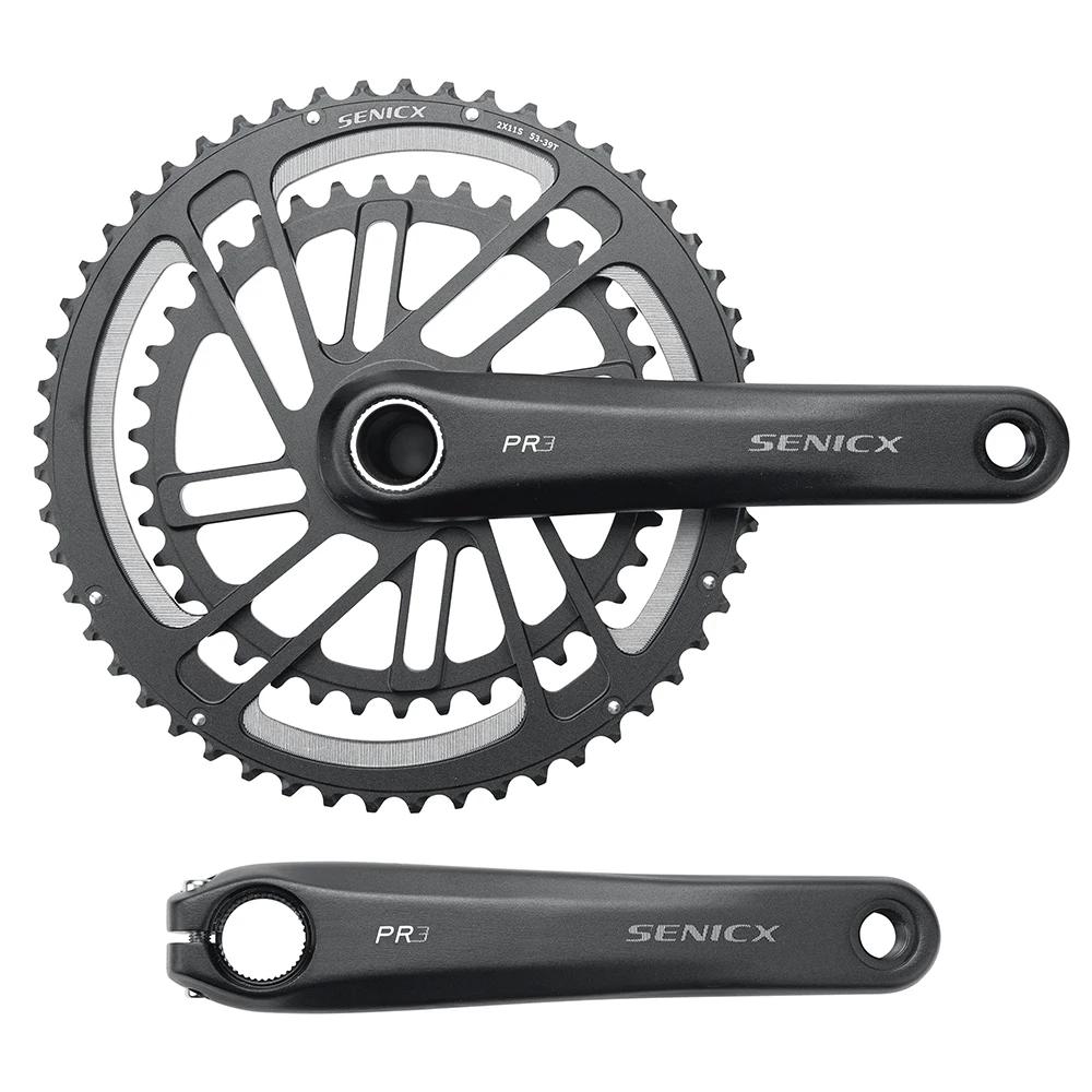 SENICX vélo de route 2x1 0/11/12 vitesses manivelle plateau roue 50-34T 53-39T 36-52T 30-46T Double