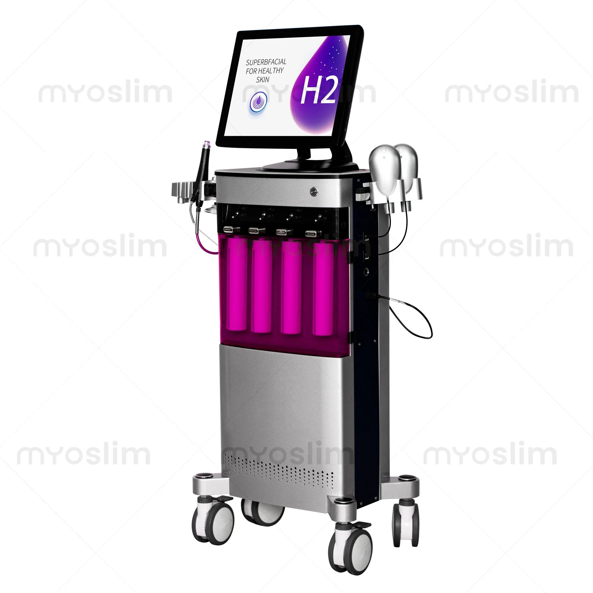 Nouvelle machine de soin de la peau multifonctionnelle Hydra Oxygen Facial : nettoyage du visage, ra