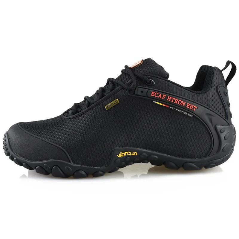 Chaussures d'escalade en plein air antidérapantes et respirantes pour hommes, baskets de Trekking, c