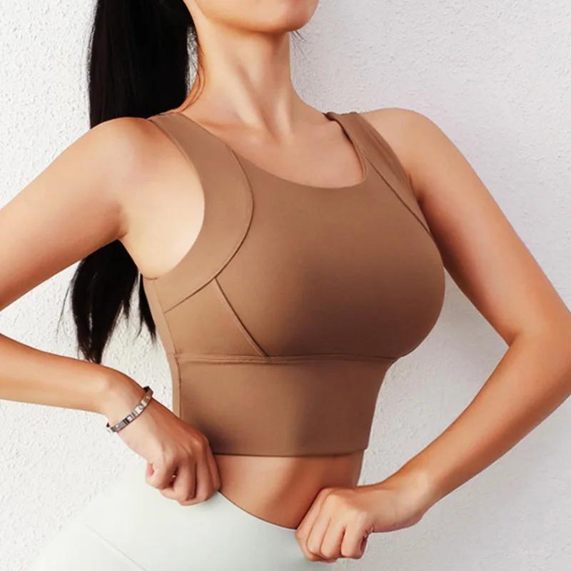 Cloud Hide – soutien-gorge de sport à haut soutien pour femmes, haut court de Yoga, Fitness à domici