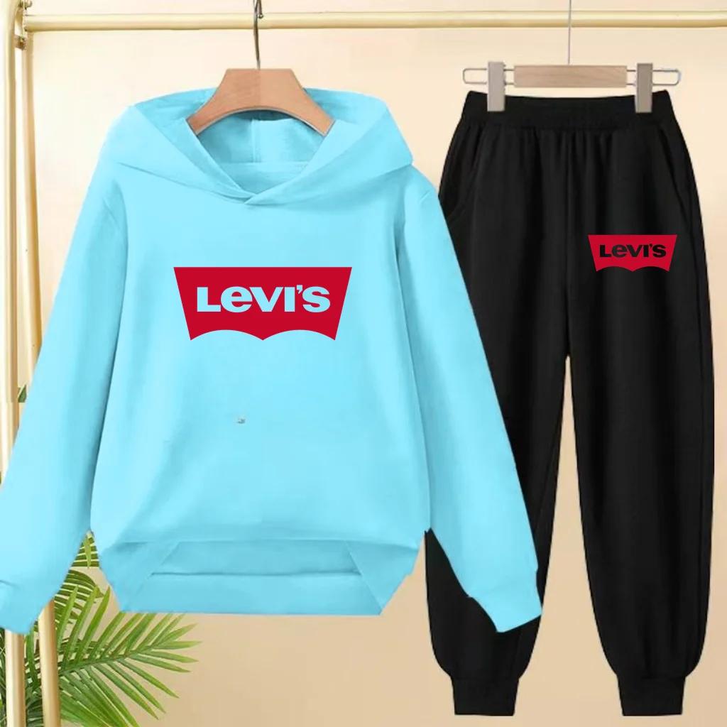 Sweat-shirt à capuche pour enfants de la marque Charming, haut + pantalon, 2 pièces, pour garçons et