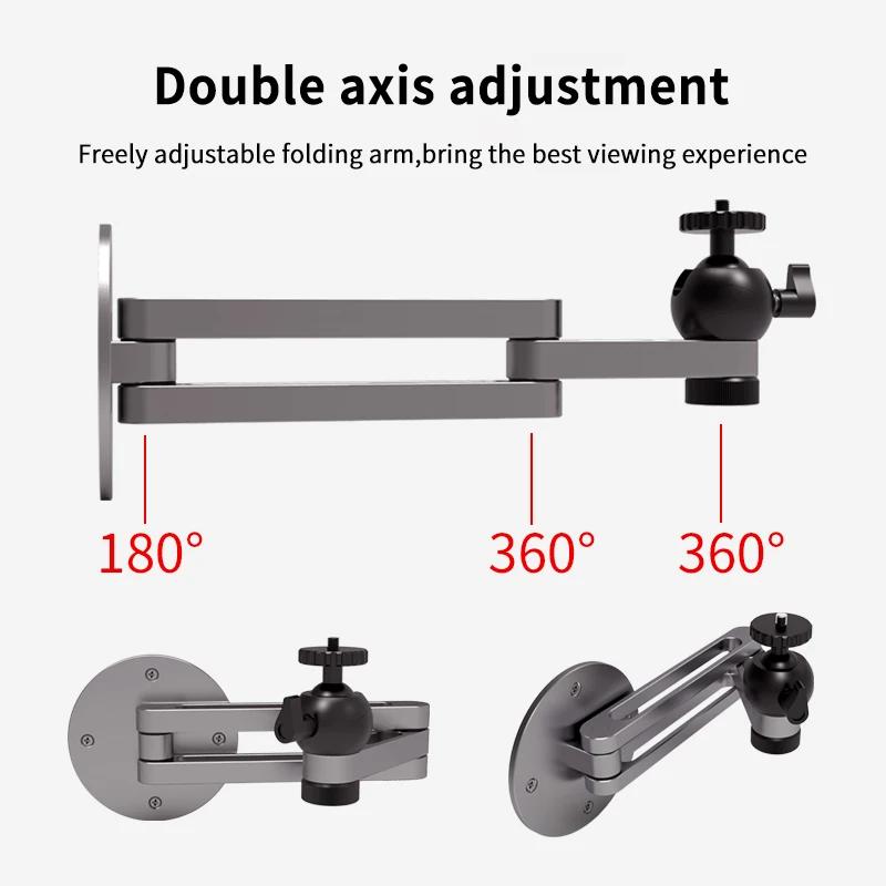 Support de montage mural pour projecteur, Support mural pliable réglable multi-angle, accessoire de