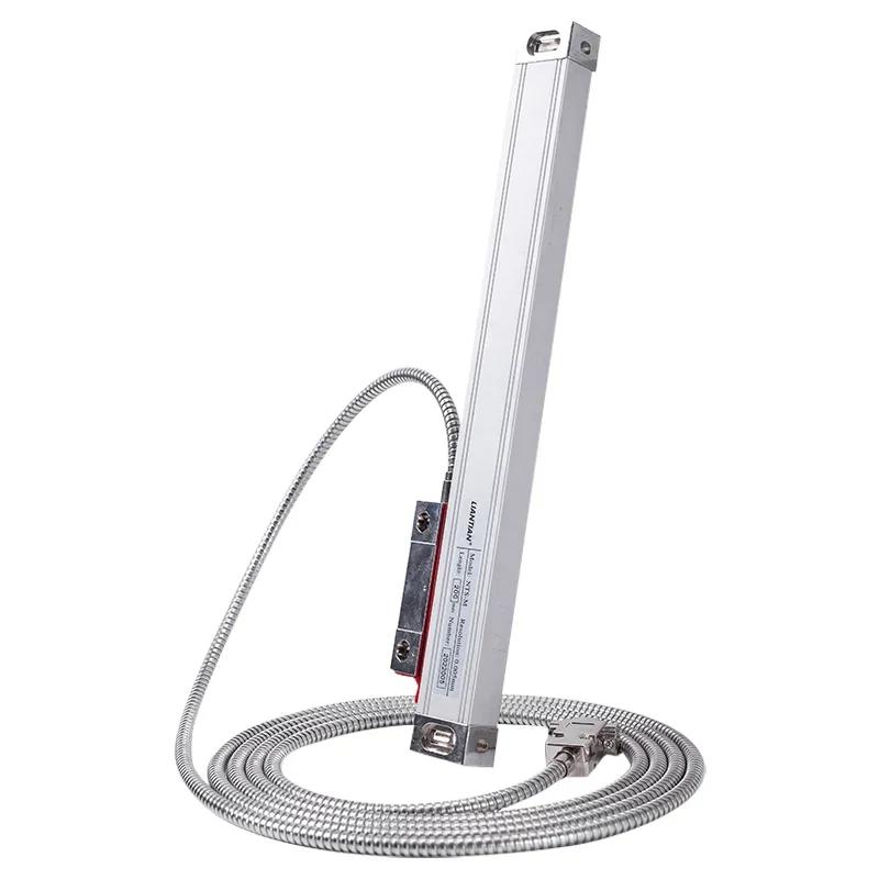 Échelle de verre DRO linéaire mince de 0.005mm TTL 5VDC 450mm-1000mm, règle de réseau, capteur de dé