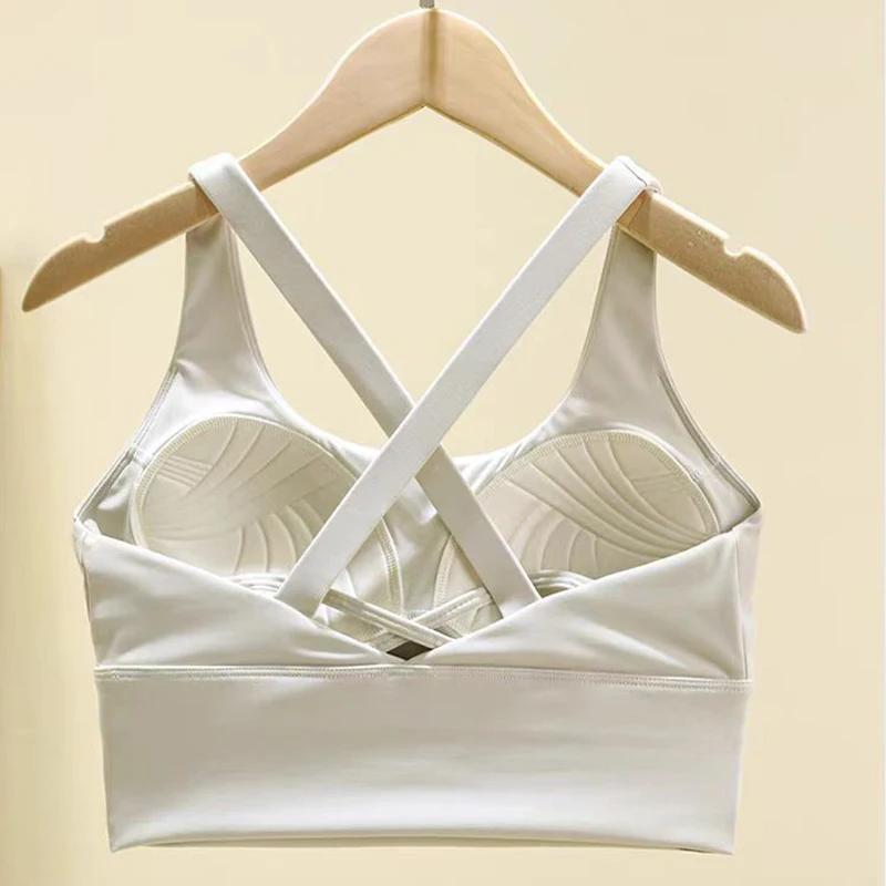 Soutien-gorge sport haute intensité à coussin fixe - Course, Yoga, Fitness - Soutien optimal femme