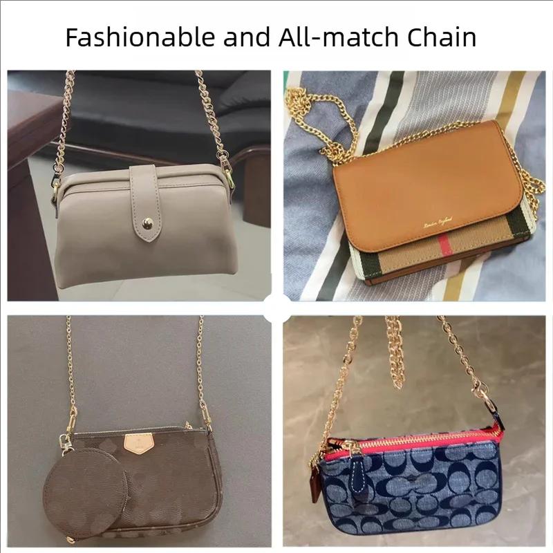 HOLIN 7 chaînes étendues en métal doré de Style différent pour sac à bandoulière sous les bras, acce